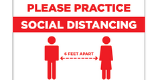 Social Distancing Sign