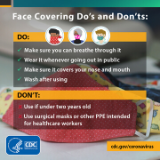 CDC Face Covering Dos and Don'ts