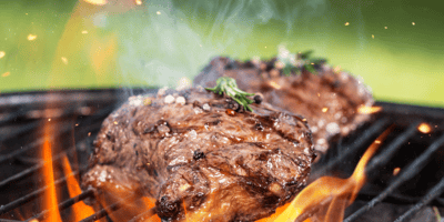 Beef on the grill