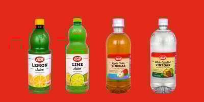 EB vinegar and juices