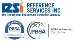 Reference Services Inc logo with accreditations