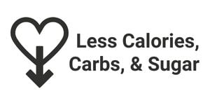 less cal, carbs, sugar_white