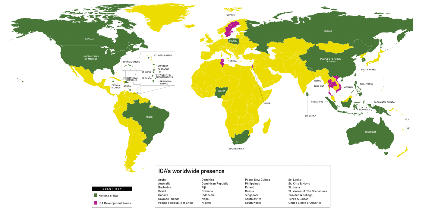 IGA Global Map