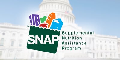 SNAP logo over the Capitol building image