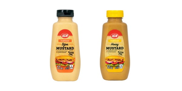 IGA private label mustard