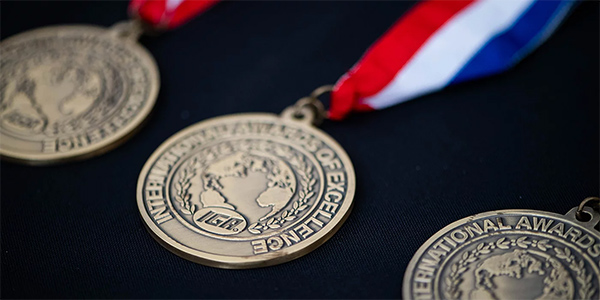 International Awards Of Excellence medals