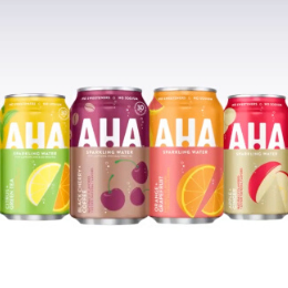 New from Coca-Cola: AHA! sparkling water
