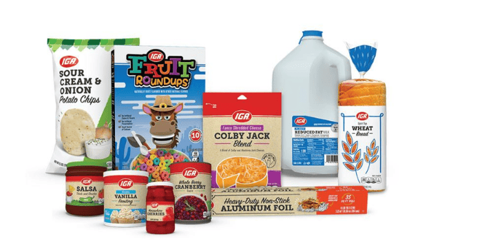 IGA Exclusive Brands products