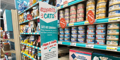 Happy and Healthy Cats aisle blade