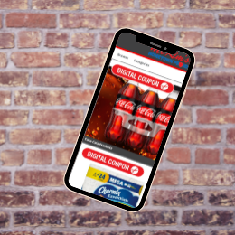 McKim's IGA digital ad on a mobile phone