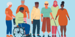 A diverse group of people of all races and abilities