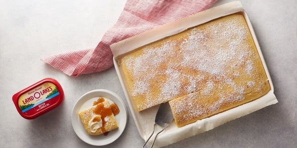 Land O'Lakes cake with butter