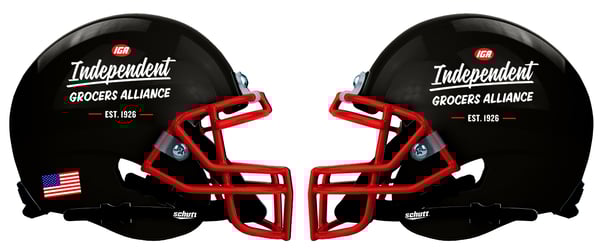 IGA branded helmets