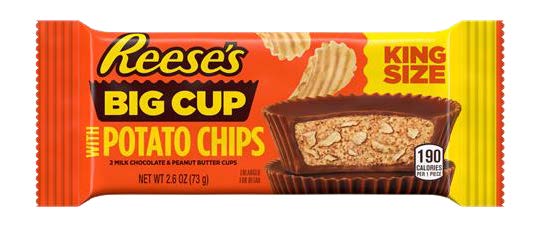 Reese's Big Cup With Potato Chips package