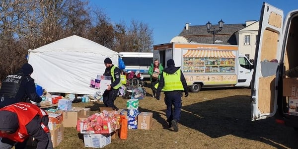 Eurocash relief efforts at the Poland/Ukraine border