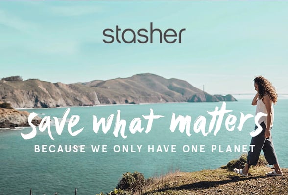 Stasher | Save what matters because we only have one planet ad