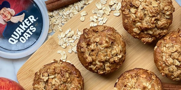 Quaker Oats and muffins