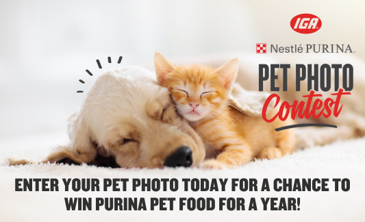 IGA Nestlé Purina Pet Photo Contest