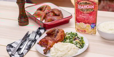 Idahoan chicken and potatoes