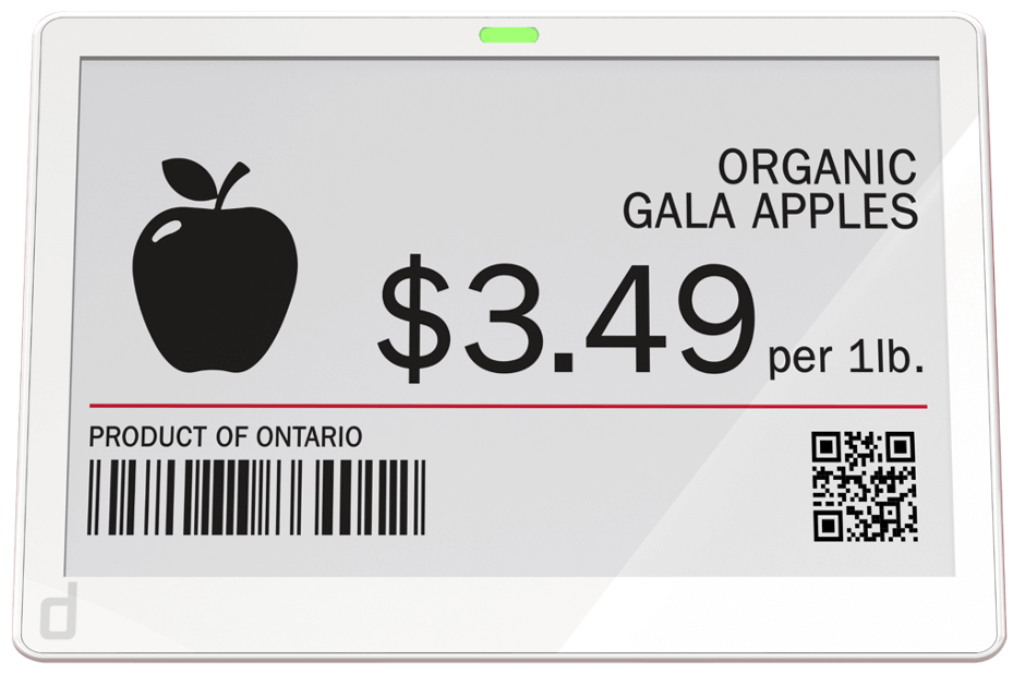 Danavation digital smart label for gala apples