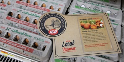 local egg producer signage