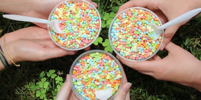 Dippin Dots rainbow ice