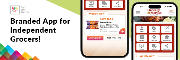 AppCard Branded App for Independent Grocers!