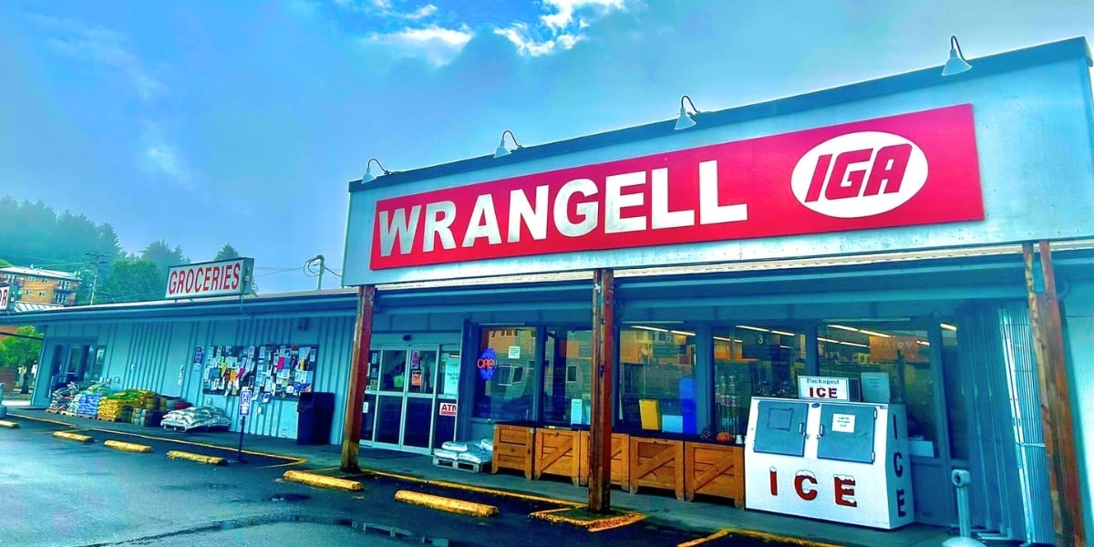 Wrangell IGA sign 1200