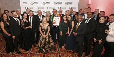 Unitrade team at ceremony