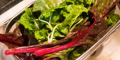 Washed chard