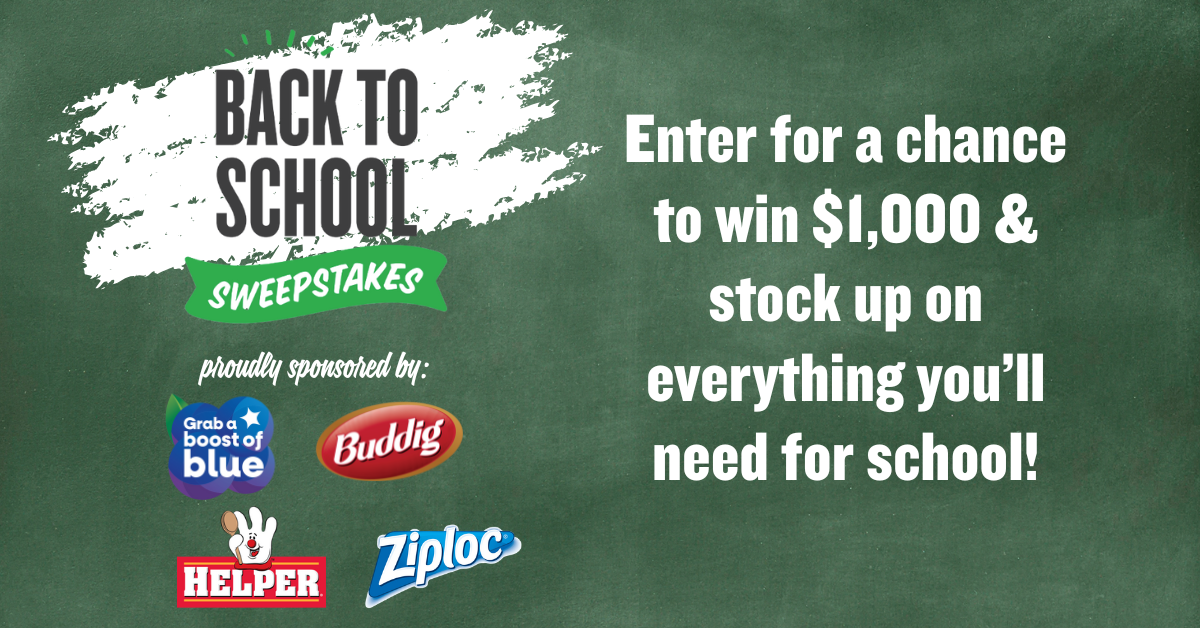 Back to School Sweepstakes Facebook Ad