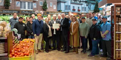 Dave Cesario, William Hogan, and Dave's Fresh Marketplace team