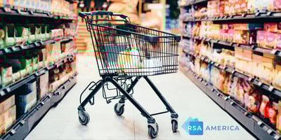 cart in aisle with RSA America logo 1200