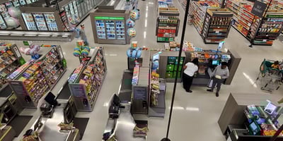 Grocery store layout