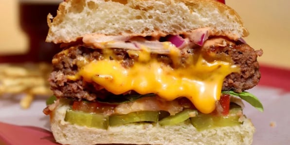 Impossible Juicy Lucy Burger