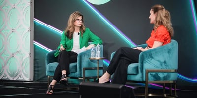 Sarah Rivers and Emily Crowe at GroceryTech 2026