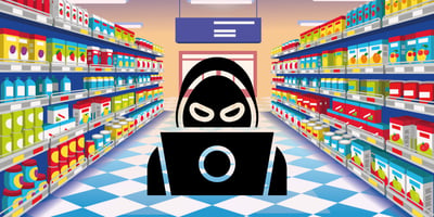 Cyber attack at grocery store