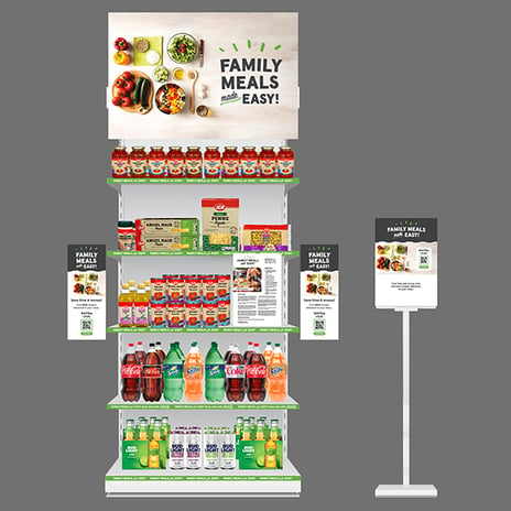 Family Meals Made Easy! end-cap
