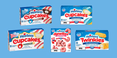 Hostess LTO Cupcakes, Donettes, and Twinkies