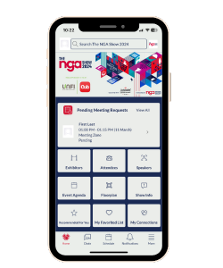 A cell phone with a screen showing a website