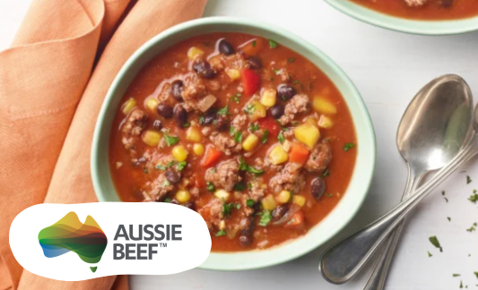 Aussie Grassfed Beef Taco Soup