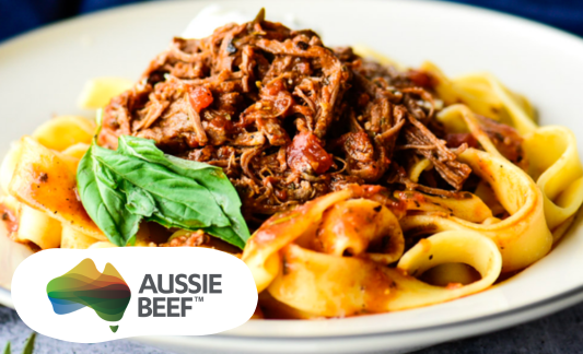 Australian Grassfed Beef Ragu with Pappardelle