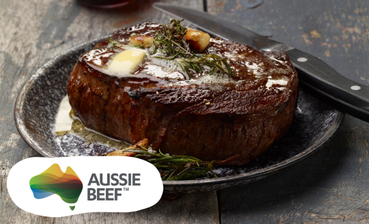 Big Boy Ribeye Steaks with Herb Butter