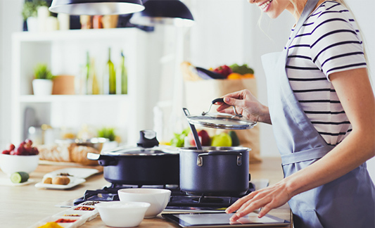 lady cooking