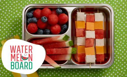 Happy Lunchbox Watermelon 3 Ways