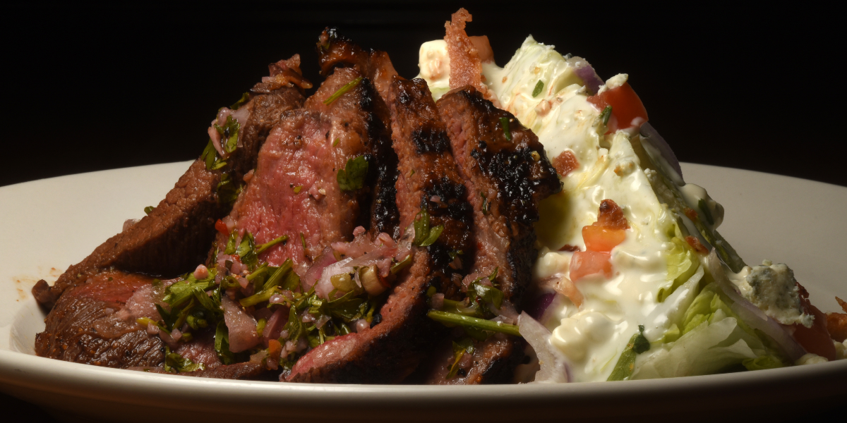 Steakhouse Wedge Salad with Blue Cheese Dressing