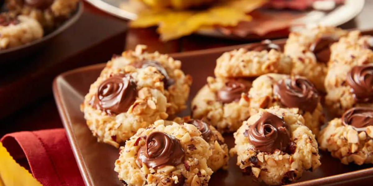 Thumbprint Cookies with Nutella®