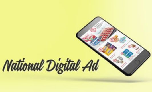 National digital ad graphic with Iphone