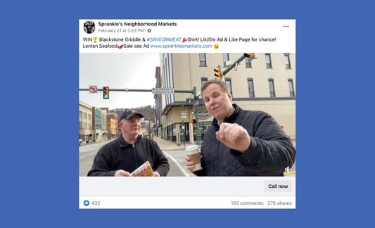 Sprankle's social media post