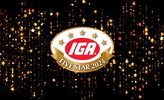 IGA five star 2024 emblem